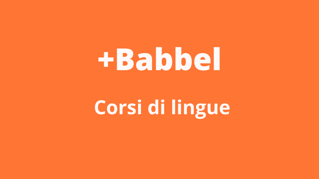 babbel imparare le lingue