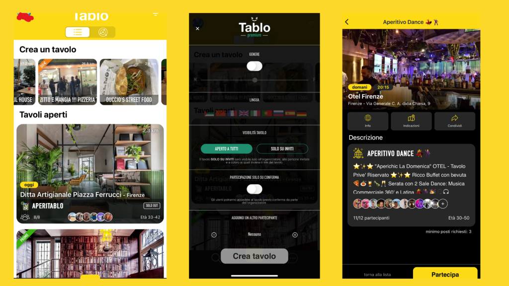 Tablo Social Eating